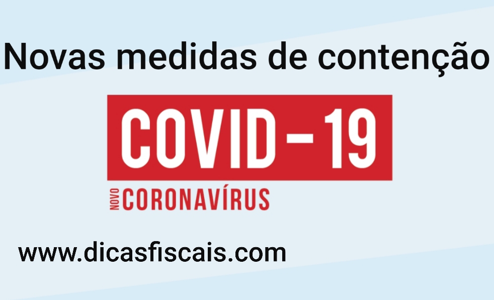 Medidas de Contenção Dicas Fiscais