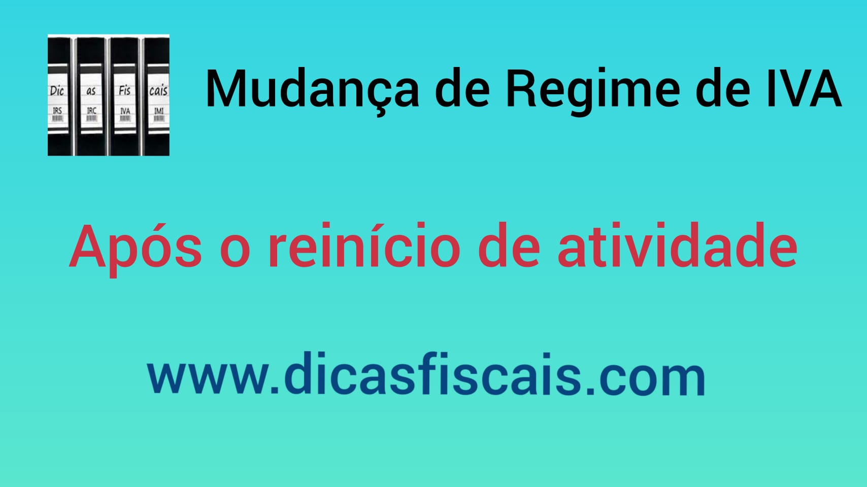 Regime de IVA Dicas Fiscais