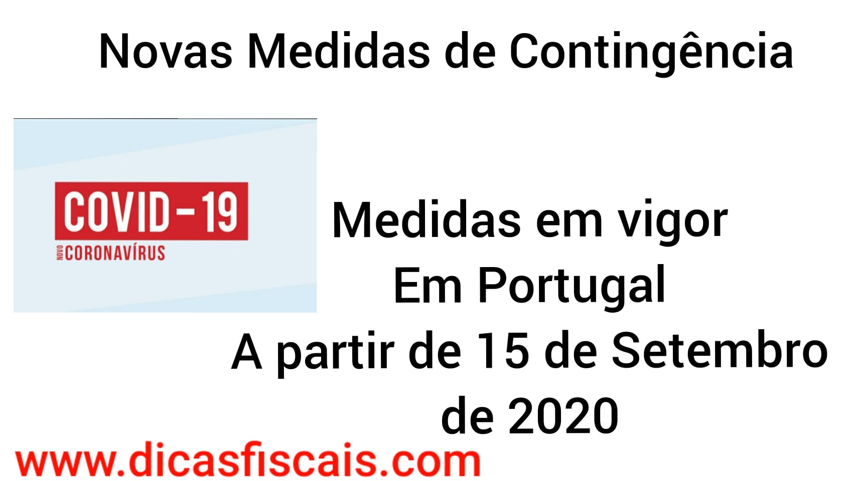 Medisa de contingência Dicas Fiscais